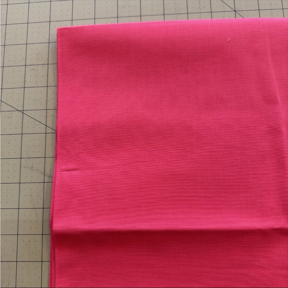 Canvas Woven Fabric Bright Pink 2 yards + 22 inches L x 36" W - Picture 5 of 7